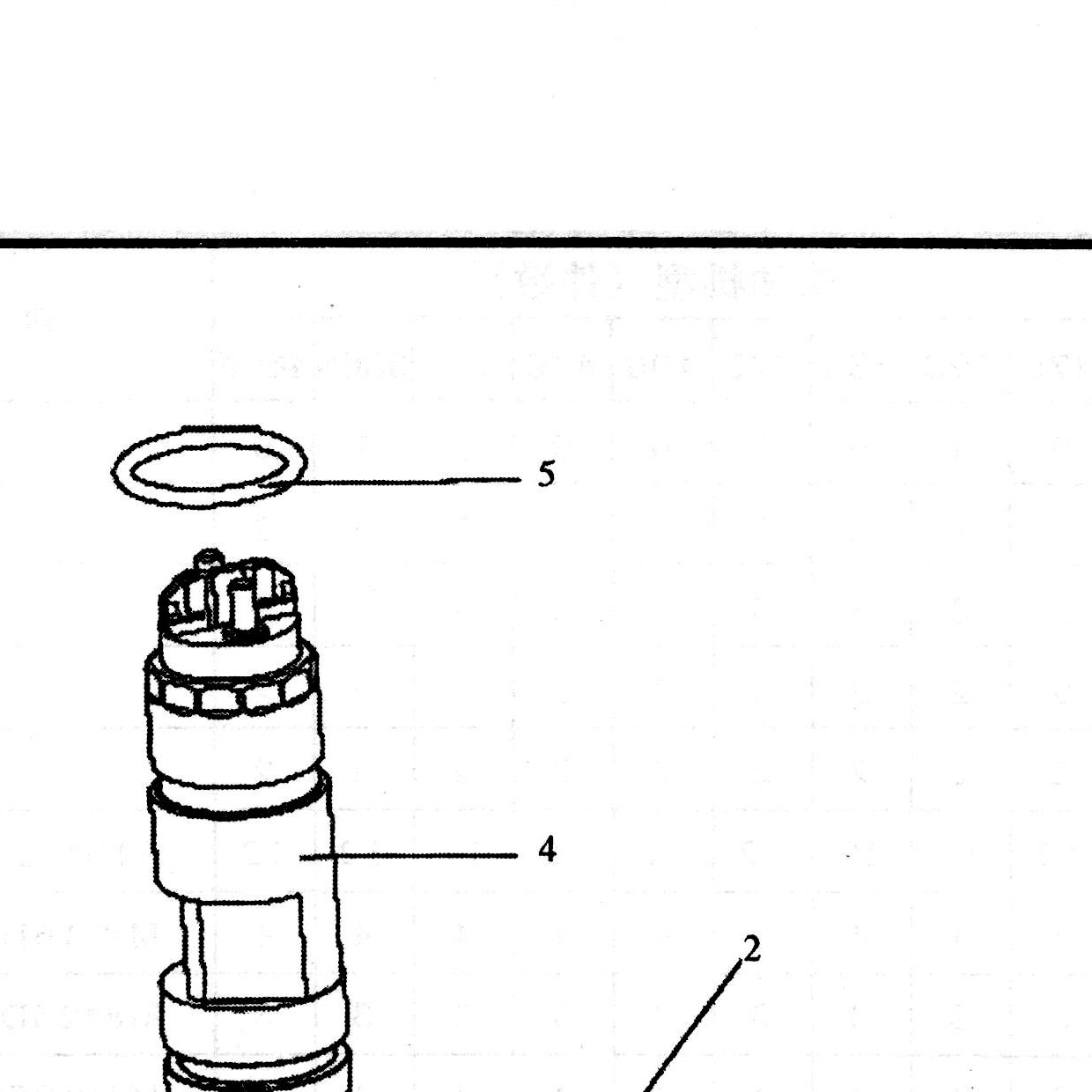Кольцо уплотнительное SHACMAN SHAANXI форсунки резиновое (D=25мм) дв.WP12 OE — положение на схеме Форсунка топливная