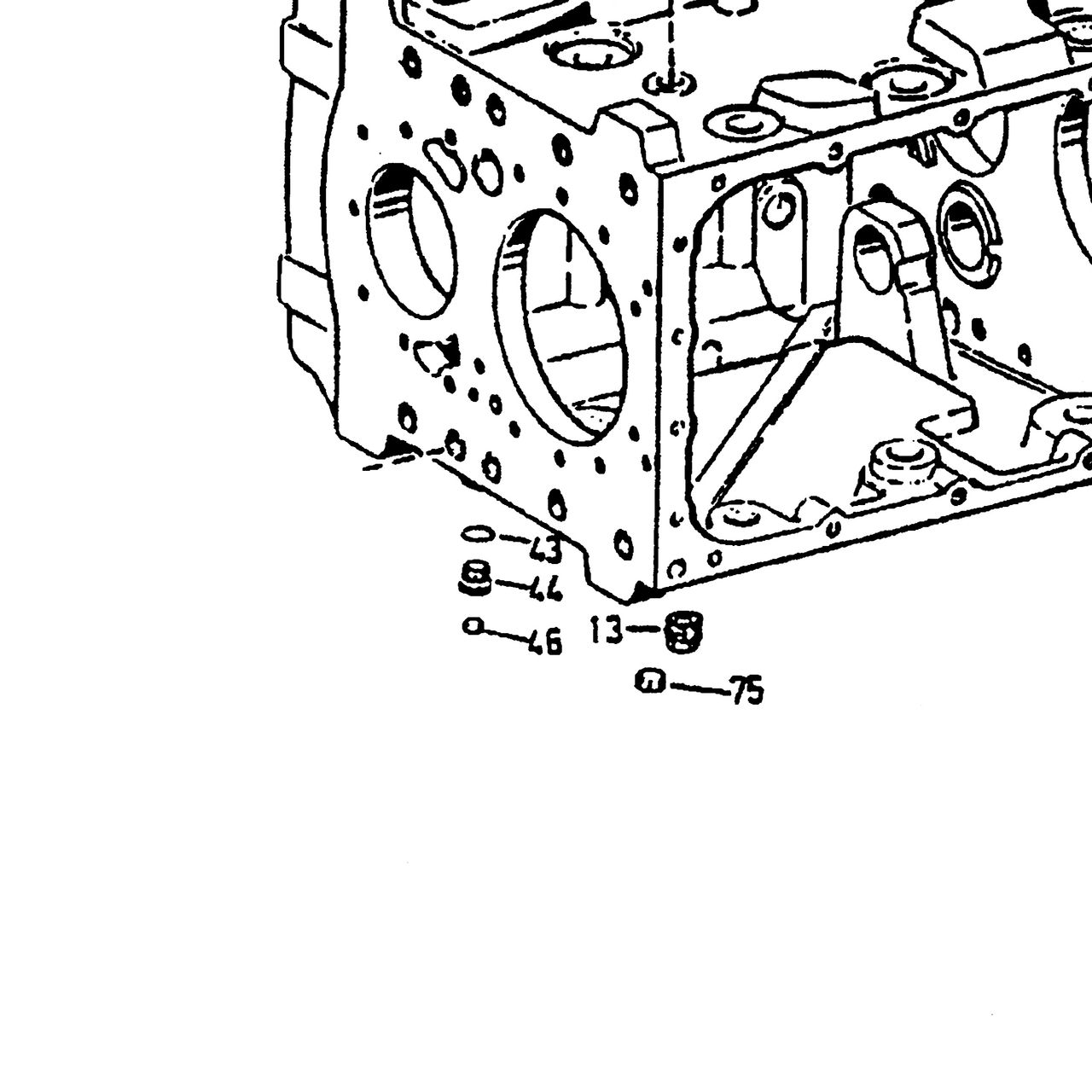 пробка — положение на схеме Корпус коробки  5s-111GP 5S150GP 4s-130P