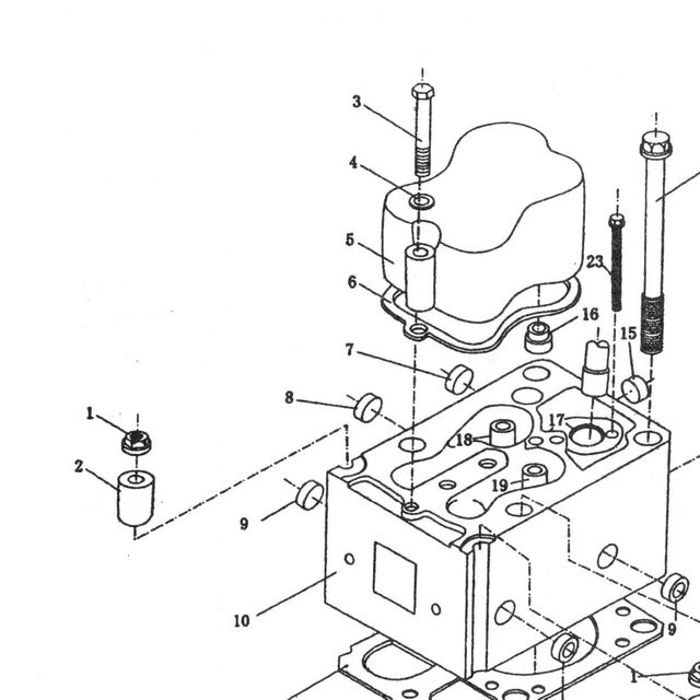 Заглушка чашечная — положение на схеме Головка блока цилиндров в сборе WP10E3