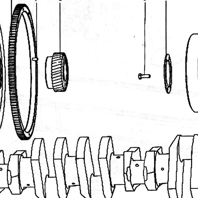 Болт М10х1.5х85 SHACMAN SHAANXI X3000 крепления корзины сцепления OE — положение на схеме Коленвал. Маховик.
