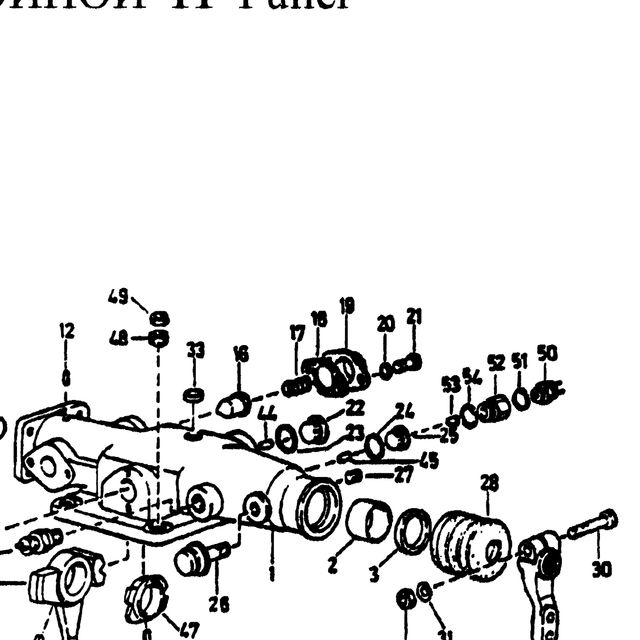 Прокладка JAC OE — положение на схеме Механизм управления переключением Fuller