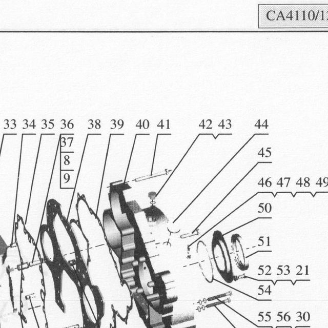 Болт с шестигранной головкой — положение на схеме Блок цилиндров