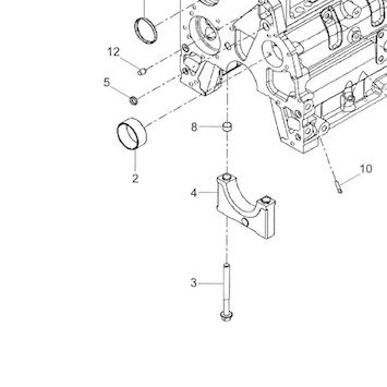 3936791 — положение на схеме Блок цилиндров