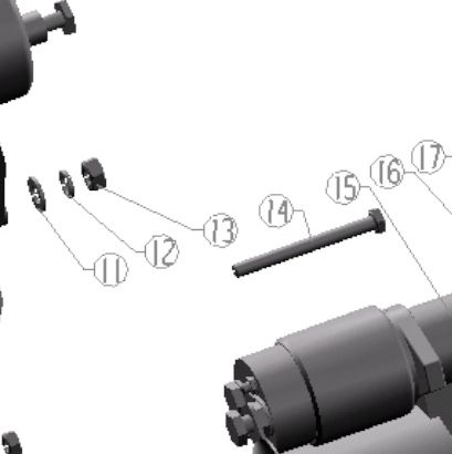 Малая шестигранная гайка M10×1 — положение на схеме Генератор и стартер