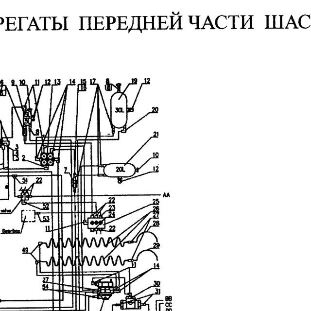 Пробка шестигранная — положение на схеме Передняя тормозная система.