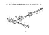 Схема Редуктор переднего моста
