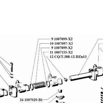 Коромысло выпускного клапана FAW (Фав) 1041 BAW (Бав) 1044 — положение на схеме Клапаны и толкатели