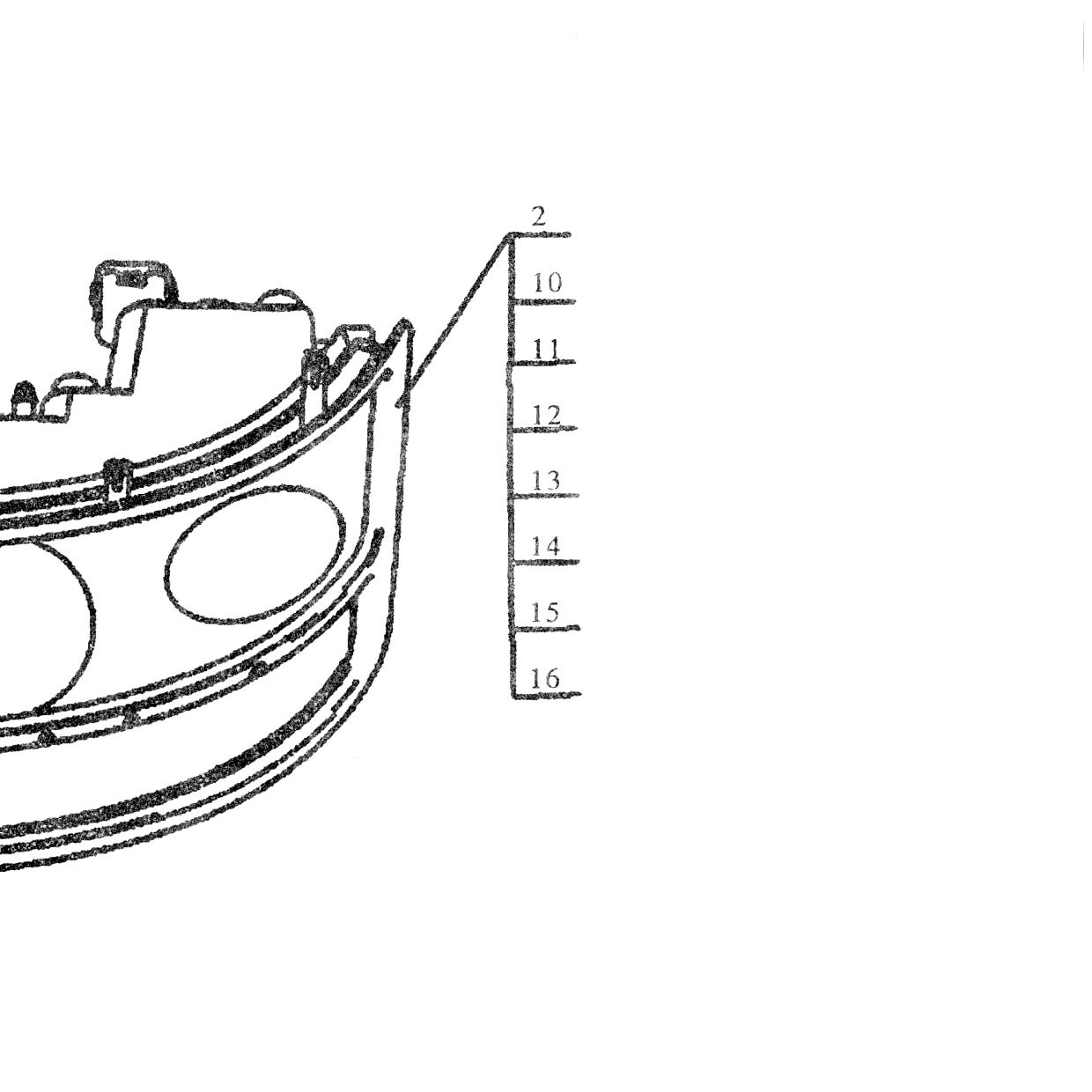Облицовка фары правая SHAANXI (Шанкси) SHACMAN (Шакман) F3000 — положение на схеме Фара в сборе с указателем поворота