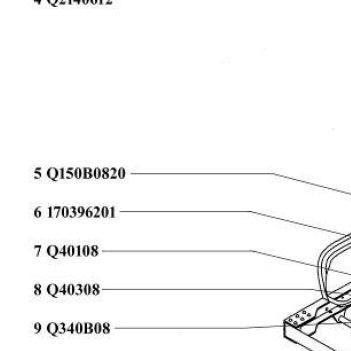 Болт JAC OE — положение на схеме Механизм переключения (М/Т) BAW (Бав) · 1065 · LC5T35