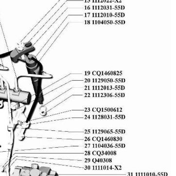 Кольцо форсунки (резиновое) Евро-3 BAW (Бав) — положение на схеме Система питания