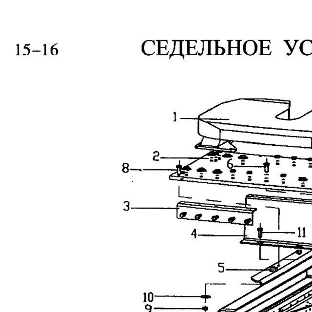 Установка знака — положение на схеме Седельное устройство 6х4 6х6 8х4