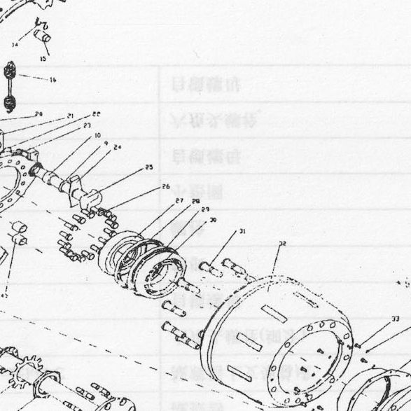 Сальник SITRAK HOWO ступицы задней (190х220х15) OE — положение на схеме Тормоз задний, полуось