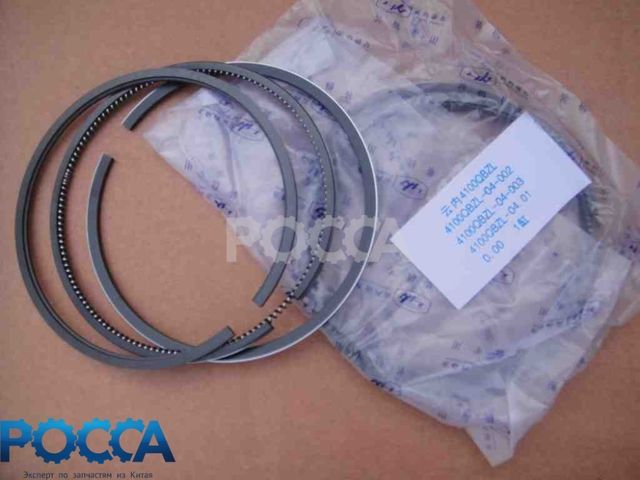 Кольца поршневые 4100QBZL (к-т на двигатель) Евро-2 BAW (Бав) Fenix 1044