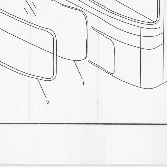 Стекло лобовое 2450x817mm SHAANXI SHACMAN (Шакман) F2000 F3000 MAN F90 FT90 86-94 МАЗ-MAN 98- — положение на схеме Лобовое стекло.