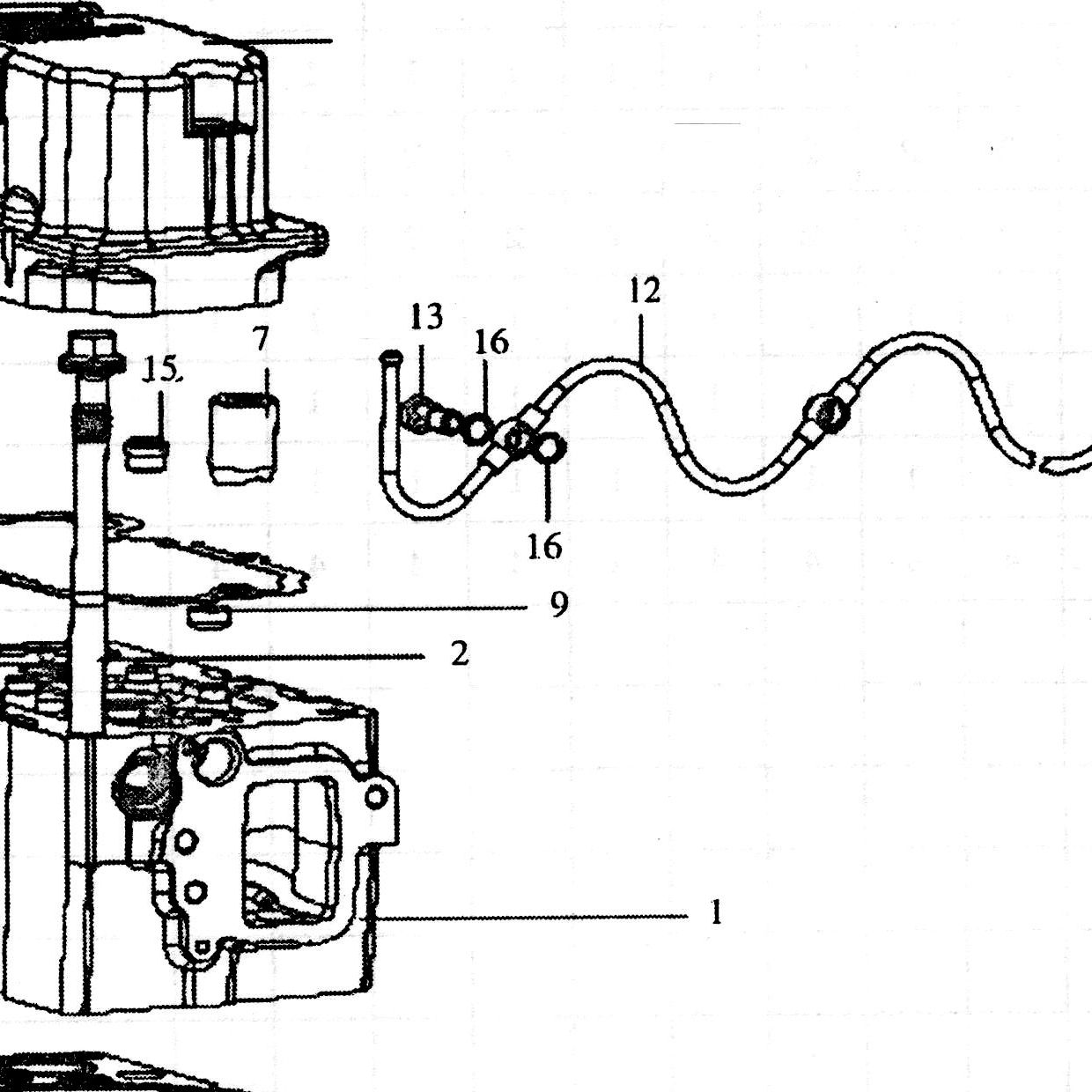 Шайба уплотнительная резинометаллическая d10 HOWO (Хово) — положение на схеме Головка блока цилиндров.