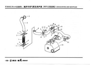 Схема Глушитель F3000 8x4 WP12