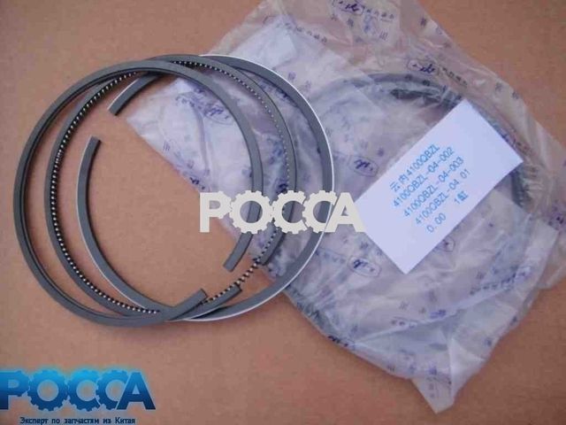 Кольца поршневые 4100QBZL (к-т на двигатель) Евро-2 BAW (Бав) Fenix 1044