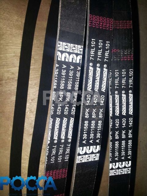 Ремень 8PK1420 генератора CUMMINS (Камминз) EQB210-20 ISBe300 КАМАЗ