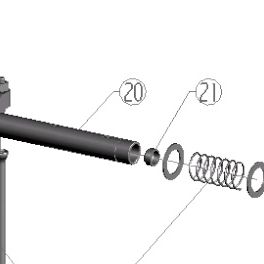 Ось коромысел в сборе BAW-1044 — положение на схеме Клапаны и толкатели