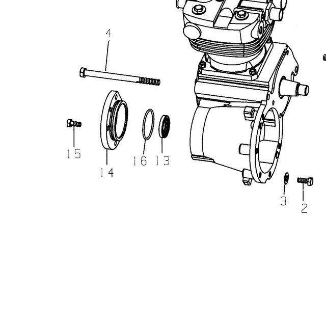 конверсия — положение на схеме Компрессор WD615 Евро-3