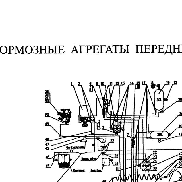 прямой штуцер — положение на схеме Передняя тормозная система.