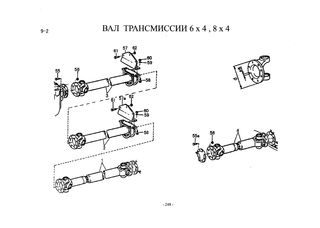 Схема Кардан 6х4 8х4