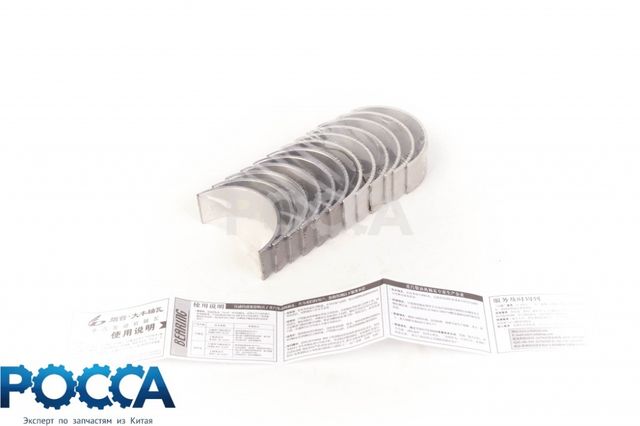 Вкладыши шатунные 0.25 WD615 Евро-2 HOWO (Хово) BEIFANG BENCHI