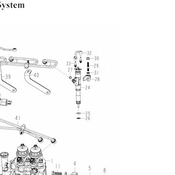 Форсунка топливная D12 Евро-3 095000-8011 HOWO A7 (Хово А7) — положение на схеме Система подачи топлива