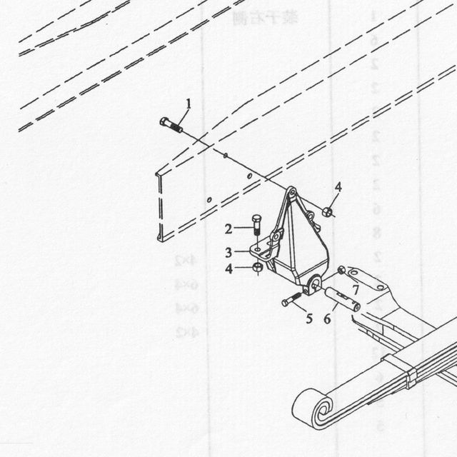 Шестигранный винт — положение на схеме Передняя подвеска 4×2 6×4
