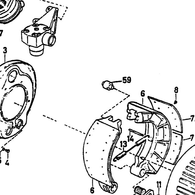 Пыльник колесный передний с ABS (мост STEYR) HOWO (Хово) — положение на схеме Тормоз передний