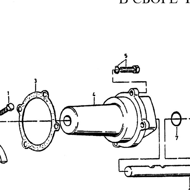 16778 — положение на схеме Пневмоцилиндр переключения передач Fuller