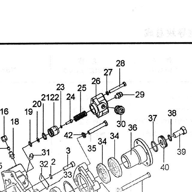 Блок цилиндров — положение на схеме Коробка отбора мощности QH50