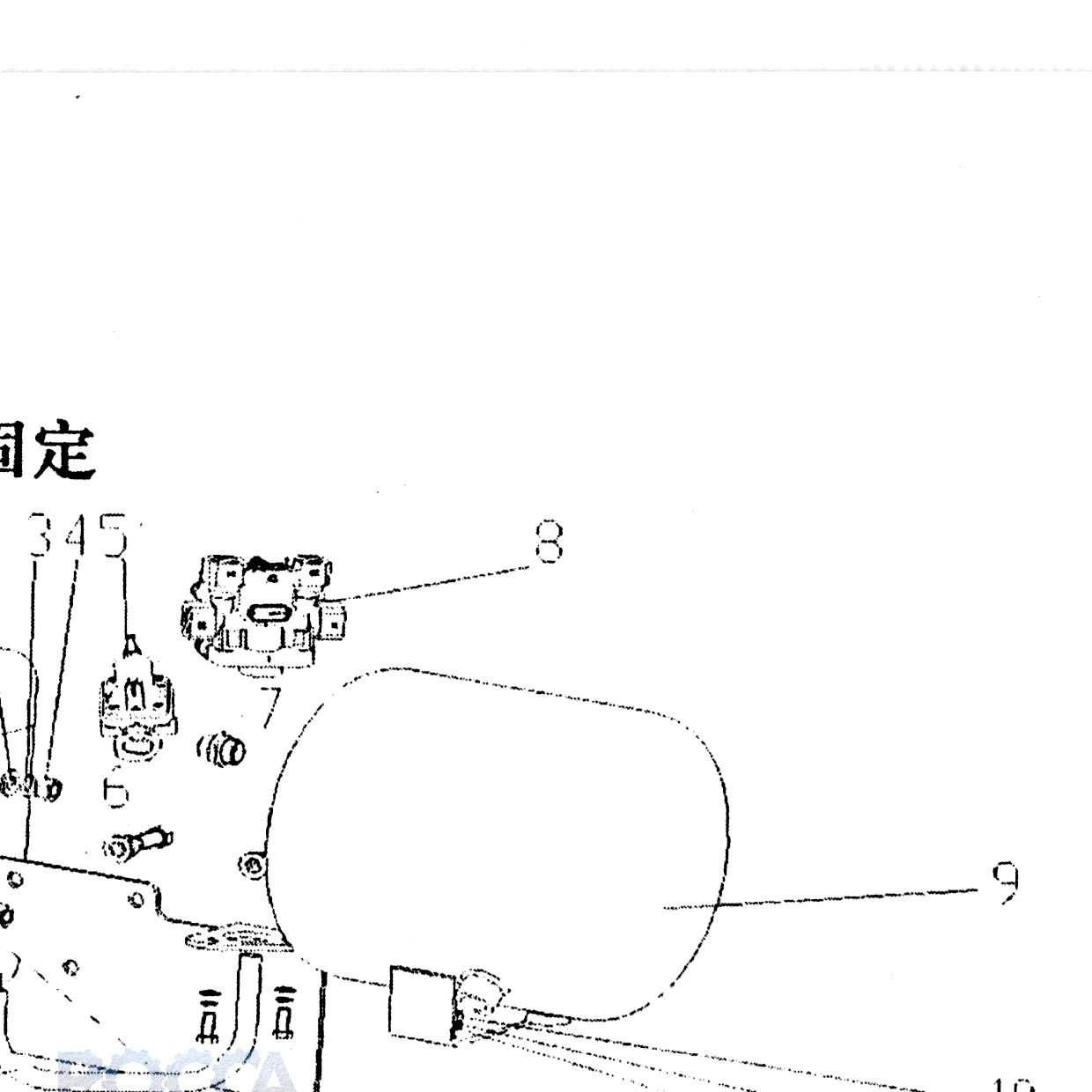 Клапан тормозной воздушный 4-х контурный HOWO T5G A7 F3000 WG9000360523 VMTRUCK — положение на схеме Осушитель воздуха, клапан