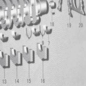 Нижняя упорная пластина коленвала — положение на схеме КОЛЕНВАЛ И МАХОВИК