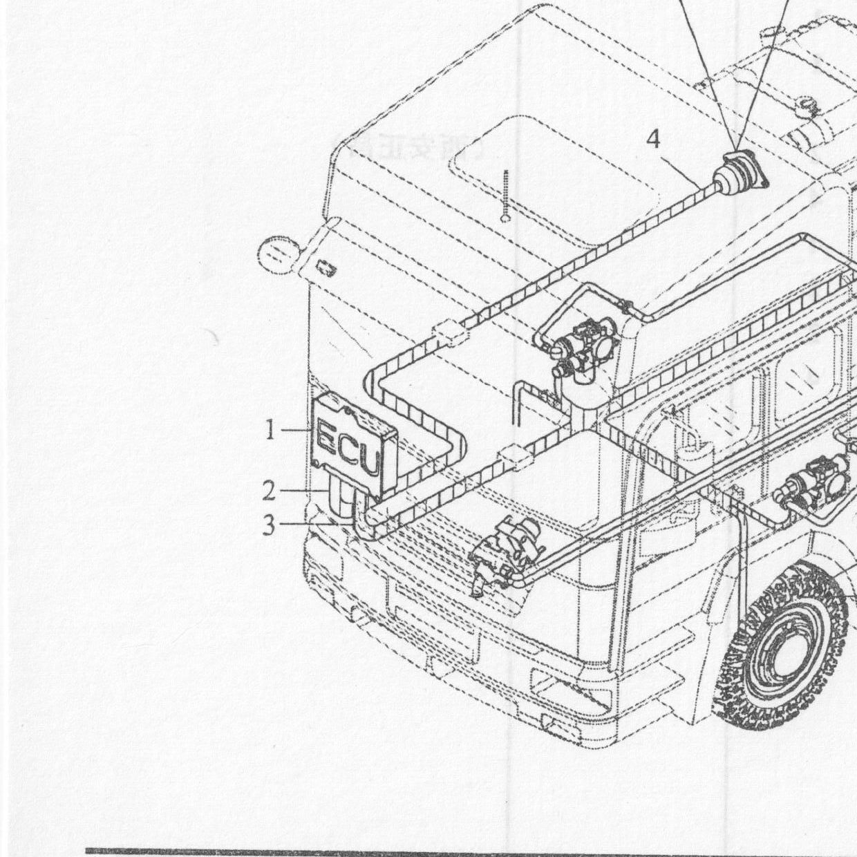 Блок управления ECU — положение на схеме Блок управления электронный АВS ЕСU