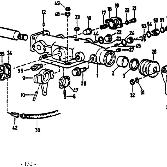 Сапун КПП Fuller RT-11509C HOWO (Хово) — положение на схеме Механизм управления переключением Fuller