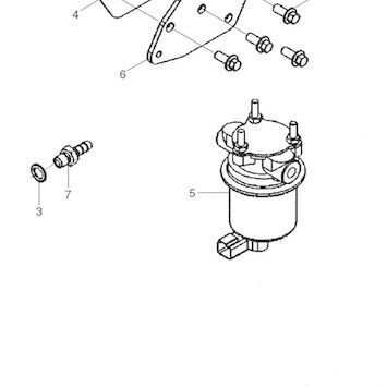 ТННД насос подкачки топлива CUMMINS (Камминз) QSB5.9 — положение на схеме ТННД