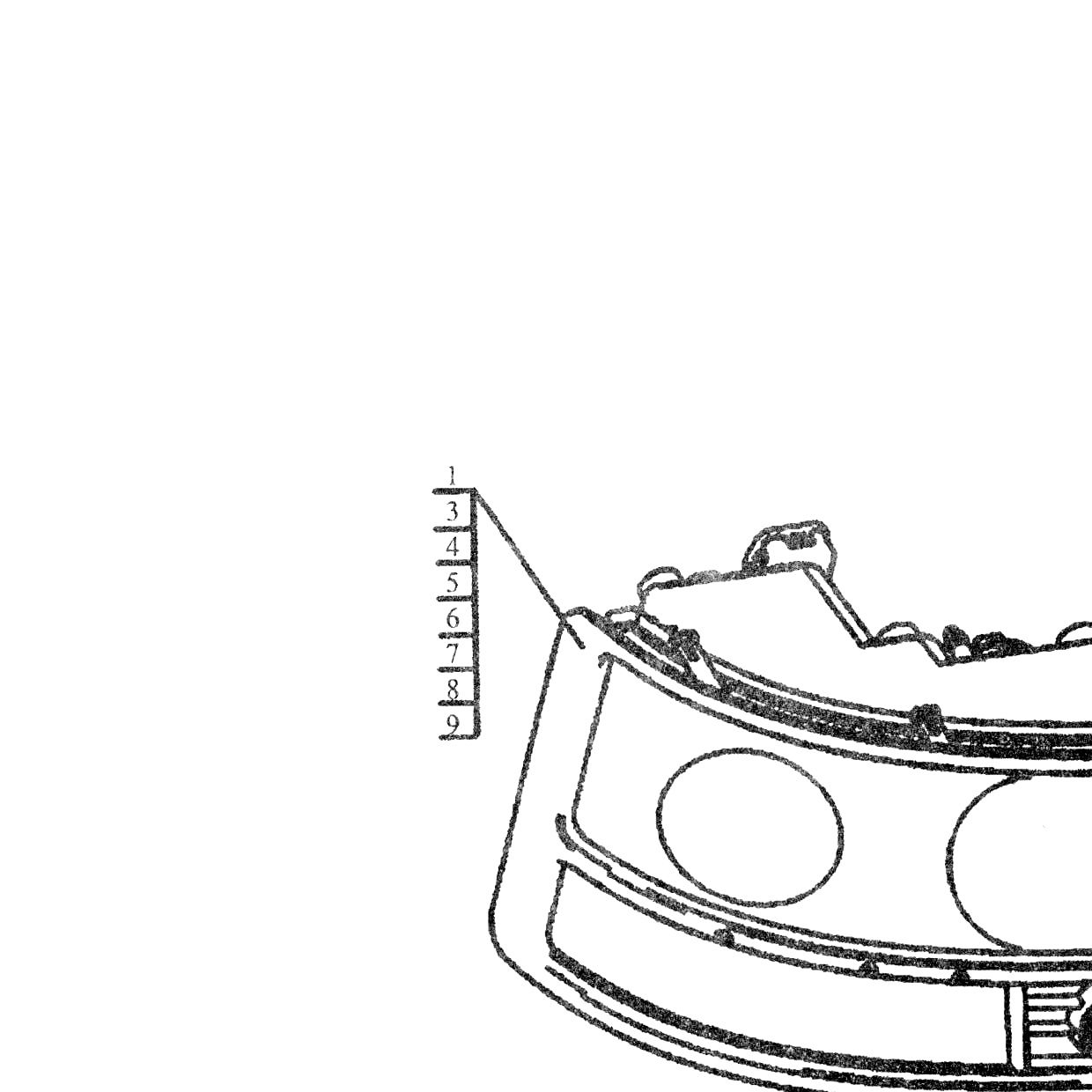 Фара передняя правая SHACMAN F3000 DZ93189723011 ORIGINAL — положение на схеме Фара в сборе с указателем поворота